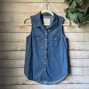 Junior's Girl Krazy Button Down Top    KA11-14